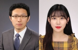 한밭대학교 창의융합학과 이재현 교수(왼쪽), 이서윤 학생