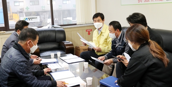 안원기 서산시의원, 환경관련 노동자 노동환경 개선 간담회