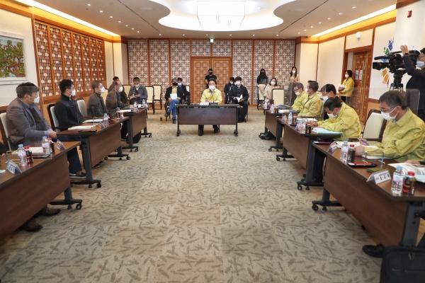 환경보건감시시스템 개발 세미나 개최 모습