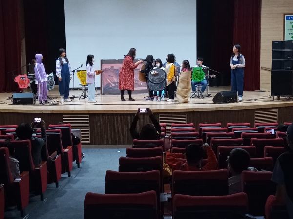 지역아동 초청 교통안전체험교육 실시 모습