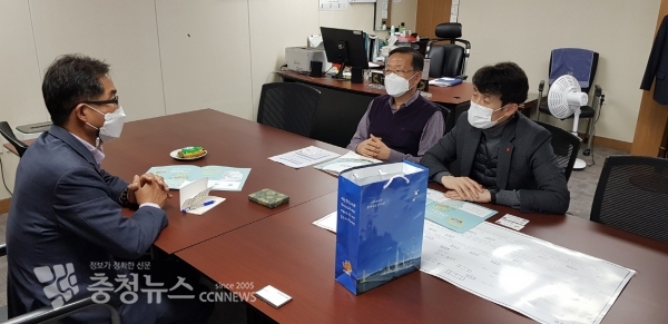 수도권 공공기관 유치 방문홍보 모습