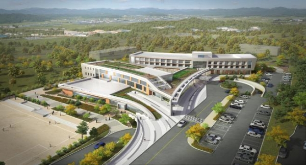 내년 3월 개원 예정인 충청연수원 조감도