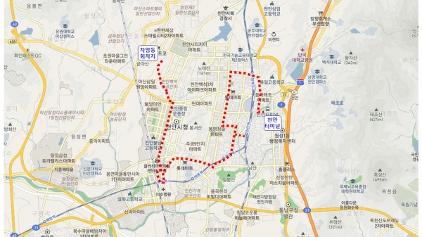 심야버스 77번 노선