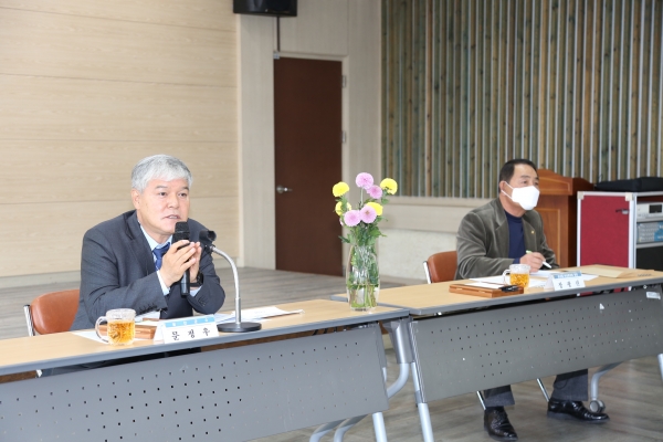 문정우 금산군수, 소통하는 군정 읍·면 이장회의 참석