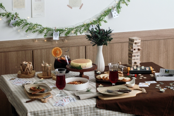 테이블세팅 부문 최우수상 작품사진, 작품명 : 10년지기 친구들과 우정 홈파티