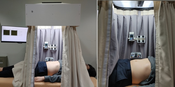 한국한의학연구원 복진기 시연 모습