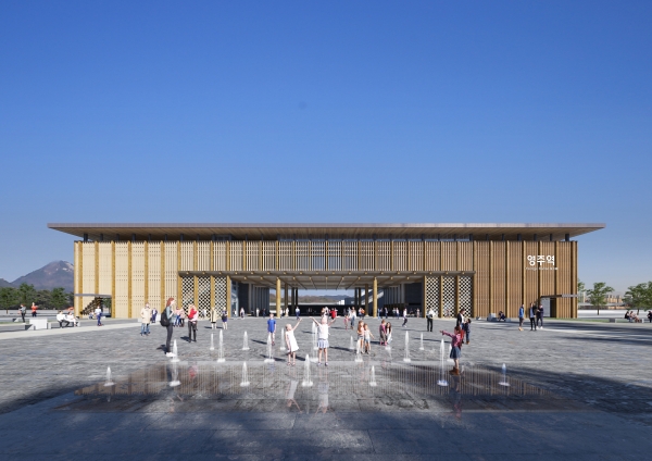 도담_영천 복선전철 영주역사 신축공사 본격 착수 (조감도)