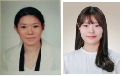 (왼쪽부터) 언어병리학과 유영미, 김하정 석사