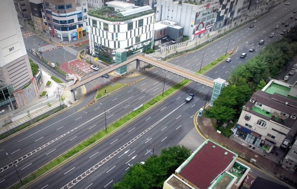 불당동 보행육교 조감도