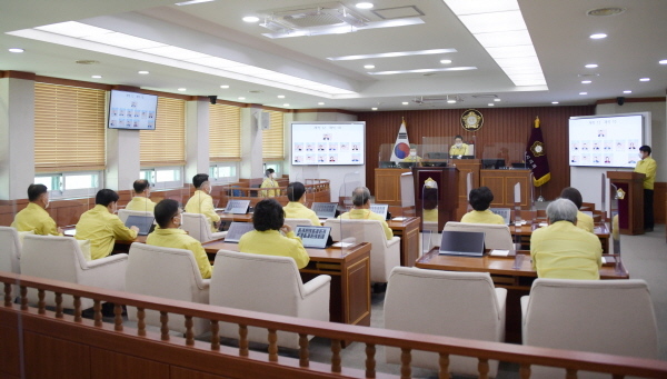 논산시의회 본회의 장면