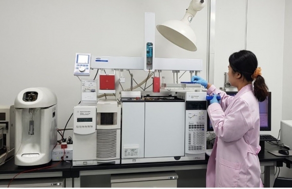 천안시 맑은물사업소 수질검사소 (수돗물 수질검사 모습)