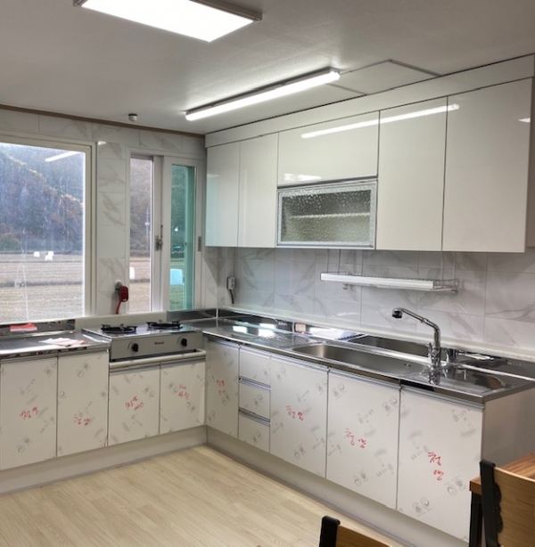 청양군  비봉면 사점리 공동급식시설 리모델링 모습