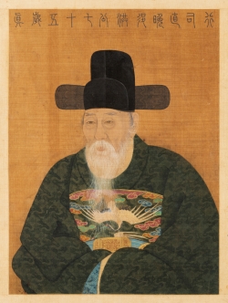 기사계첩 내 홍만조 초상