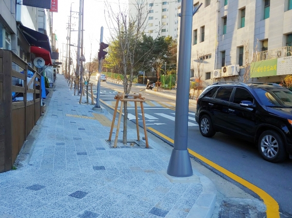 대전 중구 목중로 일원에 조성한 중촌동 도시재생 뉴딜사업 역사‧문화 맞춤가로