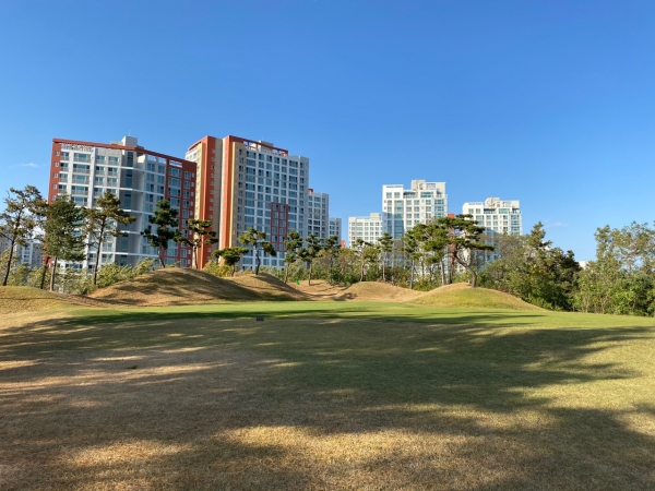 골프존카운티 구미 가을 전경