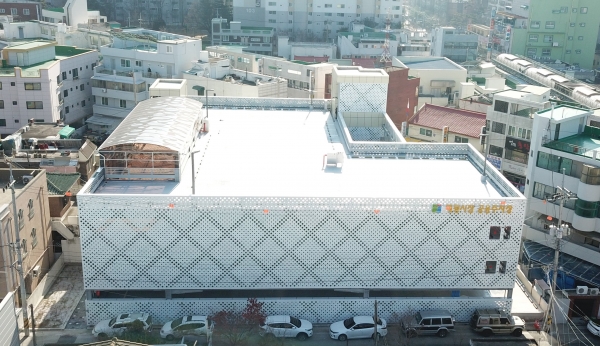 대전중구 태평시장 주차타워 건립)드론 전경.