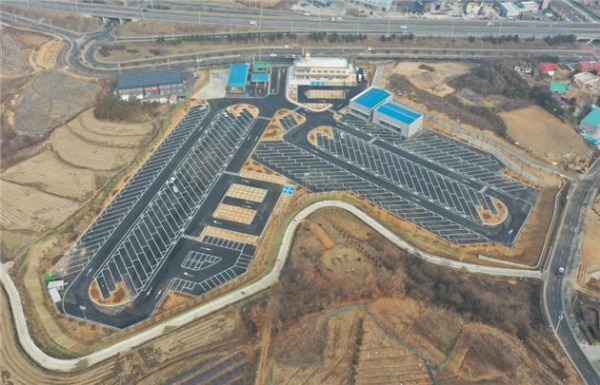 복합공영차고지 전경