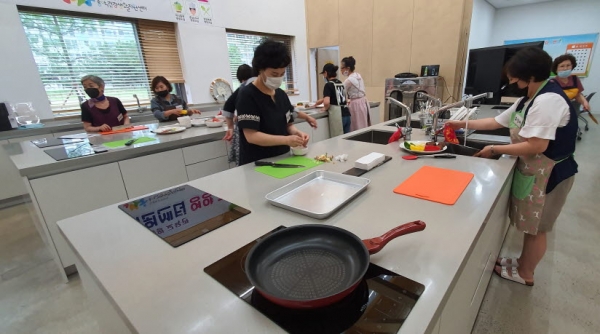 영양사업 실습 사진