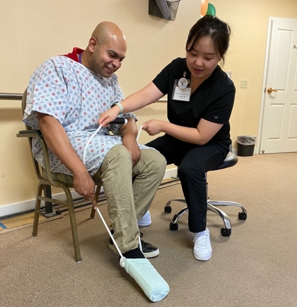 미국에서 작업치료학과사로 근무중인 졸업생 최고은씨