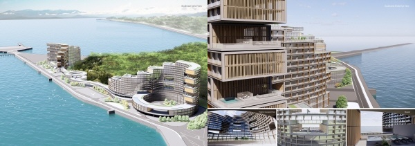 간월도관광지 개발 조감도, (우) 간월도관광지 개발 내부 조감도