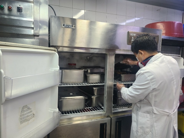 지난해 식중독 예방 지도점검 자료