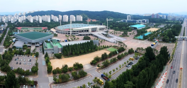 천안시 종합운동장 전경