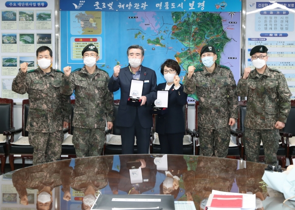 예비군육성지원 우수기관 표창식 모습