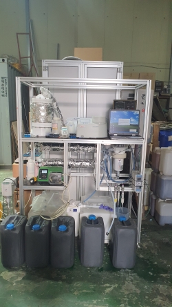 40LPh급 대용량-고순도 바나듐 전해액 제조용 촉매반응 시스템 사진