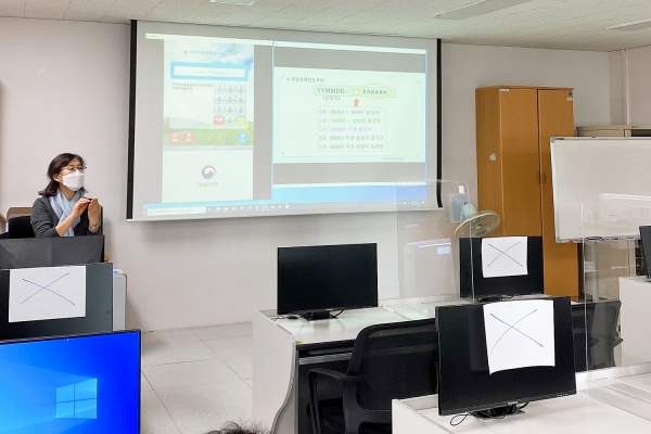 생활맞춤형 디지털교육 (키오스크교육) 모습