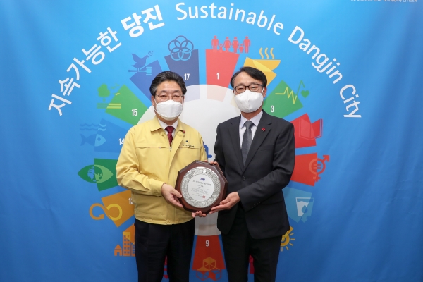 TJB 대전방송 지역홍보 영상대전 수상식 모습