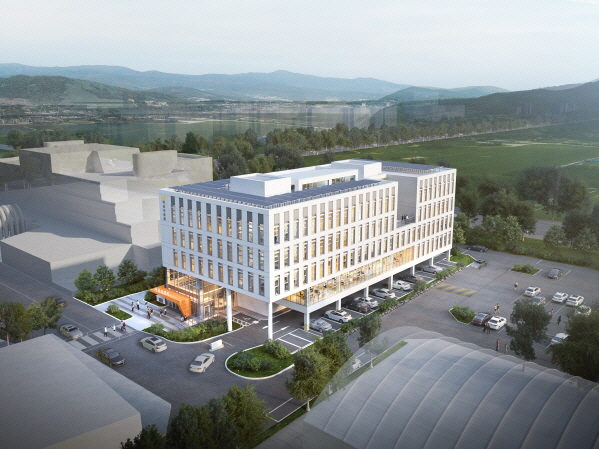 아산시 청사(의회동) 증축 사업 조감도