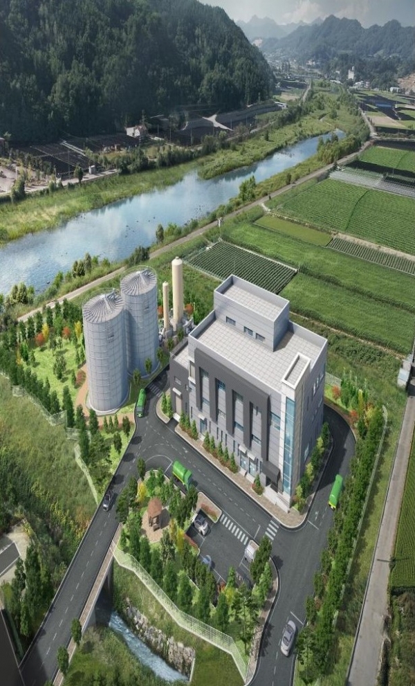 가축분뇨공공처리시설 조감도