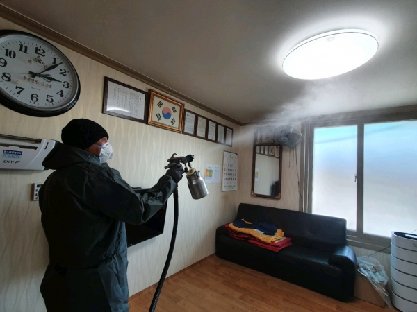 경로당 살균 및 악취제거 방역 소독 실시