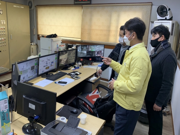 이교식 서천부군수, 대기오염물질 방지시설 설치 지원사업장 현장점검
