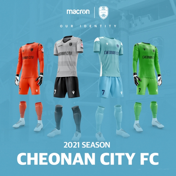 천안시축구단, 2021시즌 유니폼 ‘OUR IDENTITY’ 공개