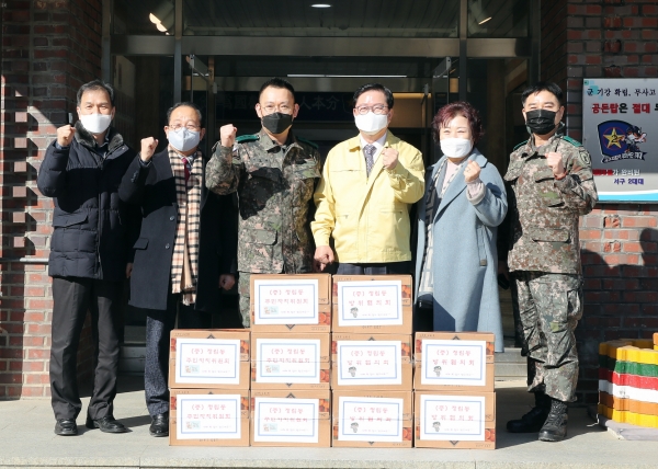 1970부대 2대대 방문 모습