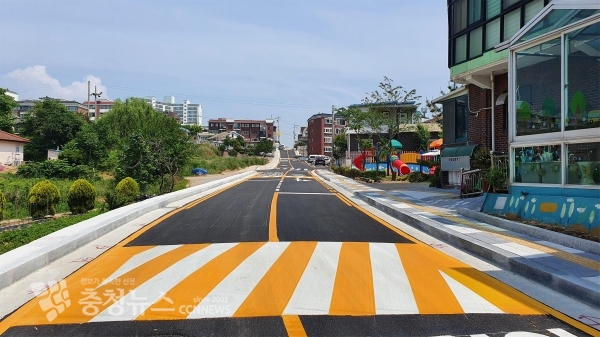 남장3리 도시계획도로 준공사진