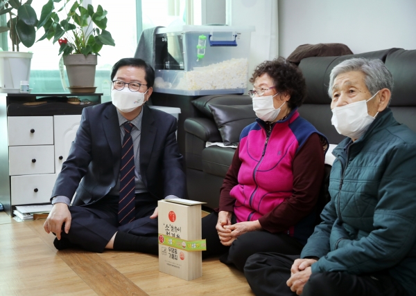 故 박우말례 애국지사 유족인 오동원 님 자택 방문