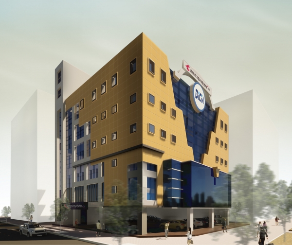 대전콘텐츠기업 지원센터 전경 조감도