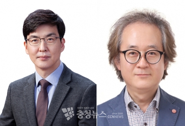 왼쪽부터 오민규 신임 차세대바이오단장과 오승탁 신임 공학단장.