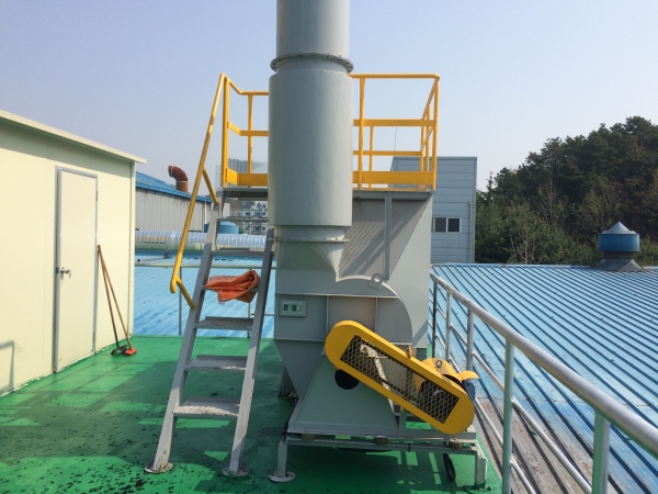 악취방지시설(노란색 칠해진 부분)