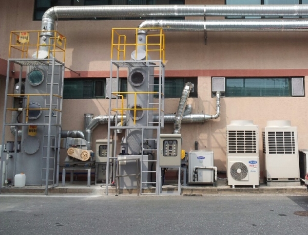 악취방지시설(노란색 칠해진 부분)