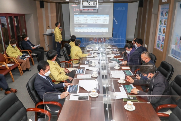 당진땅대책위 위원장 간담회 개최 모습