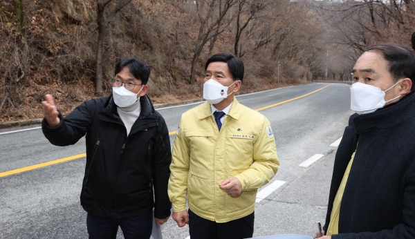 안전점검에 나선 황인호 동구청장