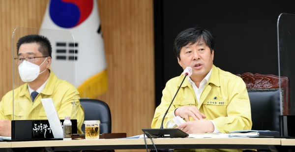 정부예산 발굴 보고회 개최 모습