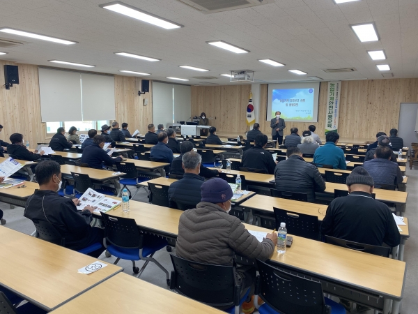 지난달 26일   ‘2021년 농업기계 안전사용 교육(1차)’ 실시