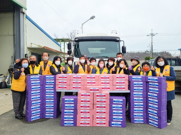 ‘사랑의 보은키트’ 봉사 모습