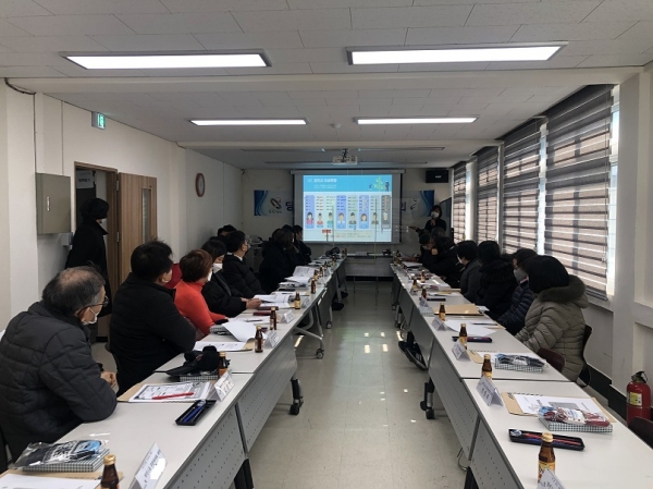 도시형 자살예방사업 설명회 사진