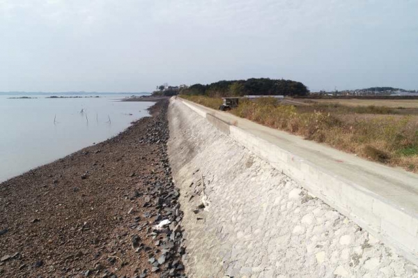 학성1방조제 모습