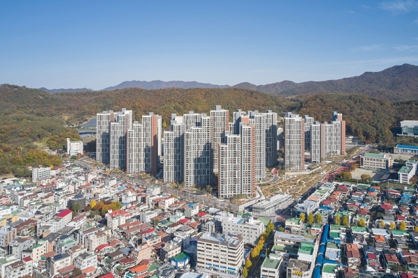 대전지역 주거단지 모습.